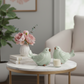 Soriel Gloss Blue Cardinal Bird Figurines