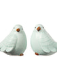 Yannel Gloss Green Cardinal Figurines (Set of 2)
