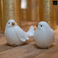 Yannel Gloss Green Cardinal Figurines (Set of 2)