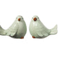 Yannel Gloss Green Cardinal Figurines (Set of 2)