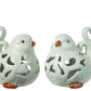 Ivonea Cutout Porcelain Cardinal Figurines (Set of 2)