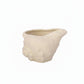 Aqua White Ceramic Shell Planter Decorative Pot
