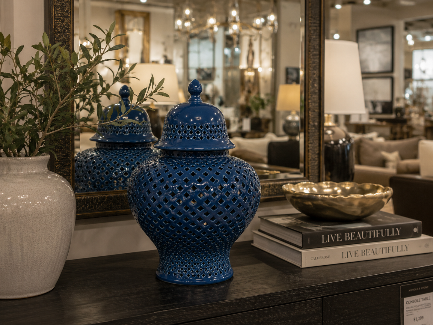 Jette Pierced Bellied Temple Jar