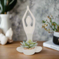 Auralie Yoga Plant Pot Decor Collection — Decorative Plant Pot for Home & Garden