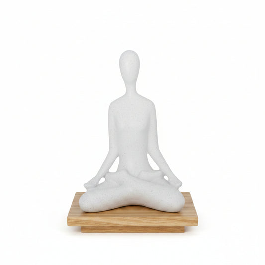 Indra Minimalist Yoga Figurine in Lotus Pose