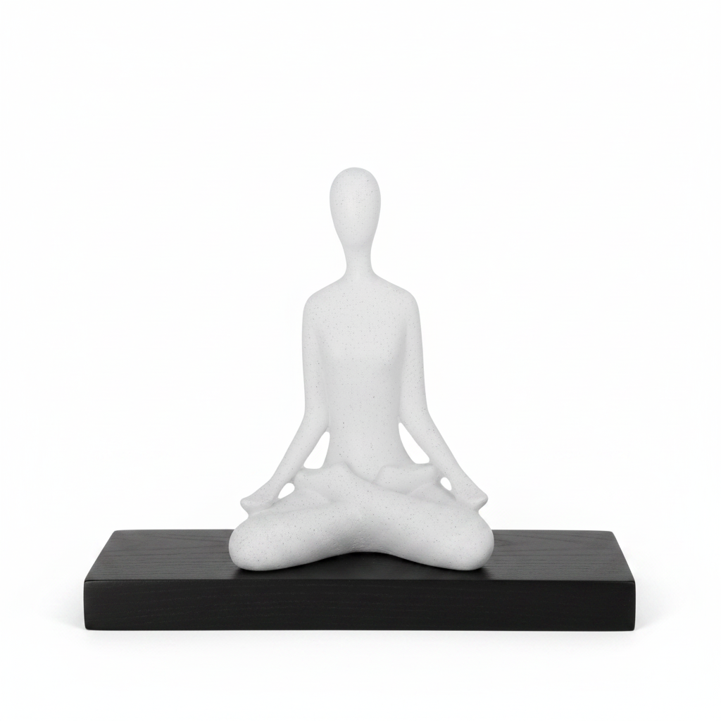 Indra Minimalist Yoga Figurine in Lotus Pose