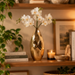Tillee Ceramic Bellied Pattern Vase