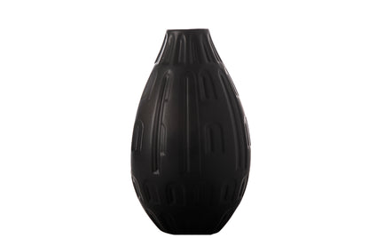 Ceramic Round Bellied Vase Gloss Finish