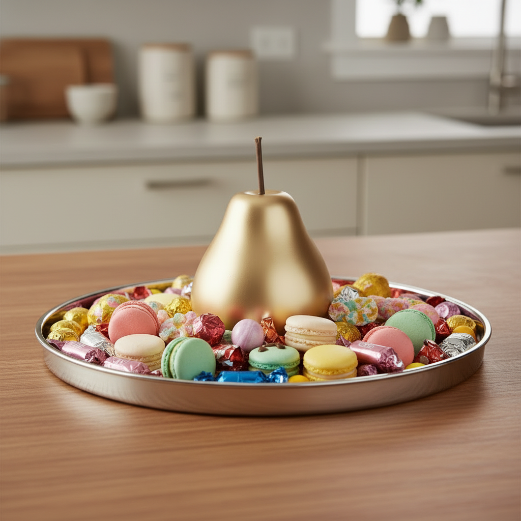 Posie Ceramic Pear Figurine
