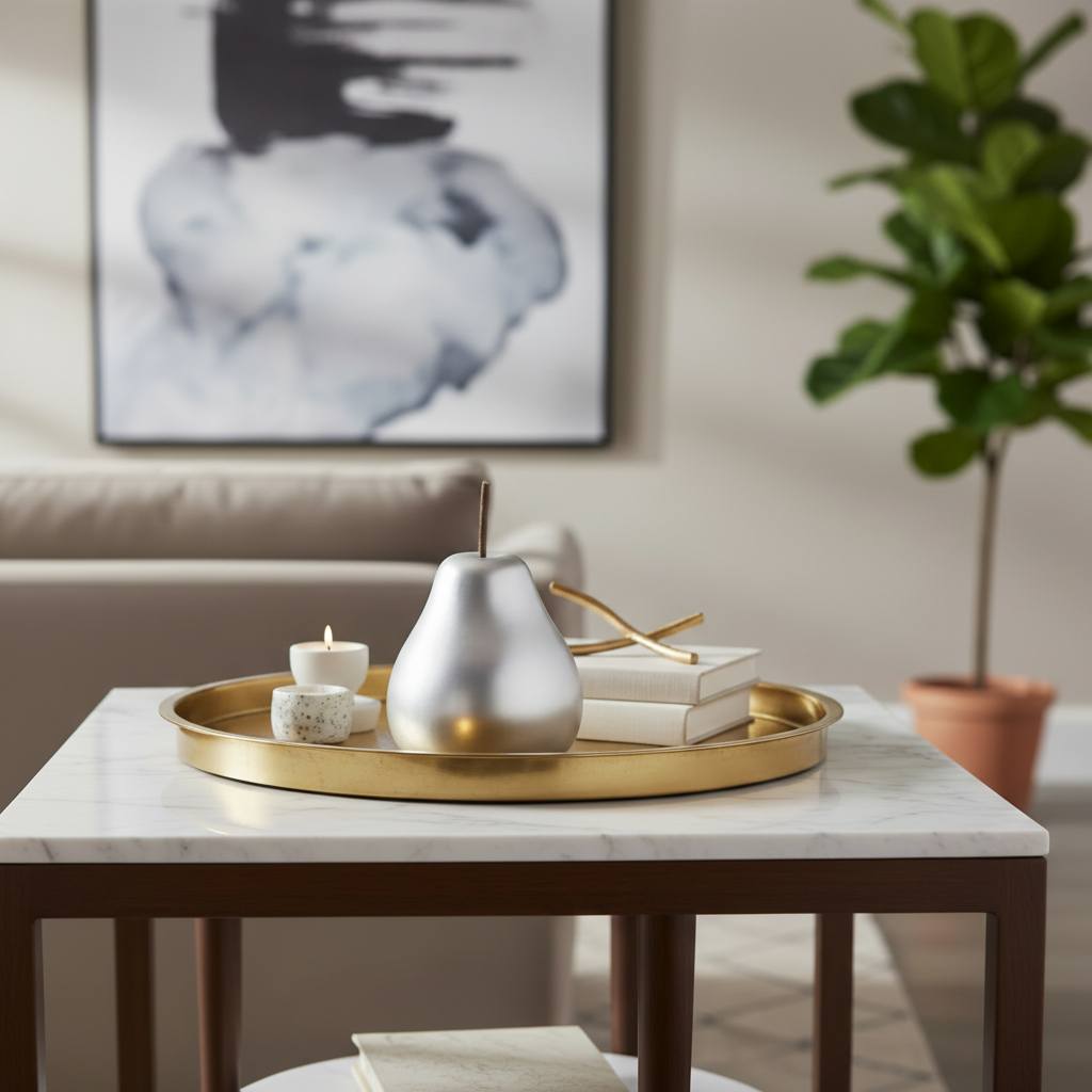 Posie Ceramic Pear Figurine