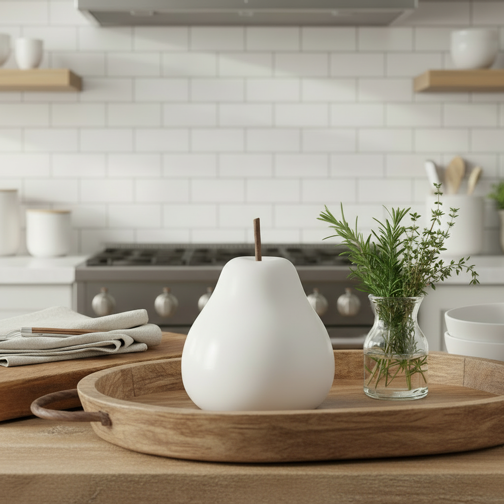 Posie Ceramic Pear Figurine