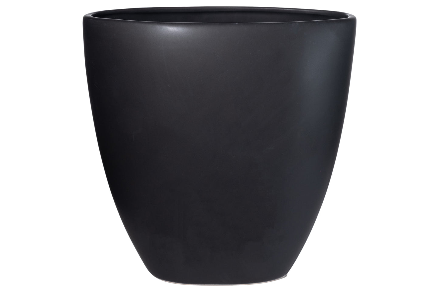 Ceramic Oval Pot  Matte Finish