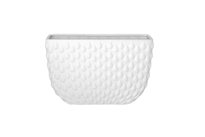 Ceramic Rectangle Vase Matte Finish