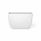 Elle Embossed Ceramic Rectangular Vase