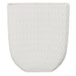 Martina Ceramic Tall Rectangle Vase with Elliptical Pattern