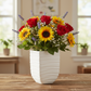 Aisha Tall Rectangular Ceramic Vase
