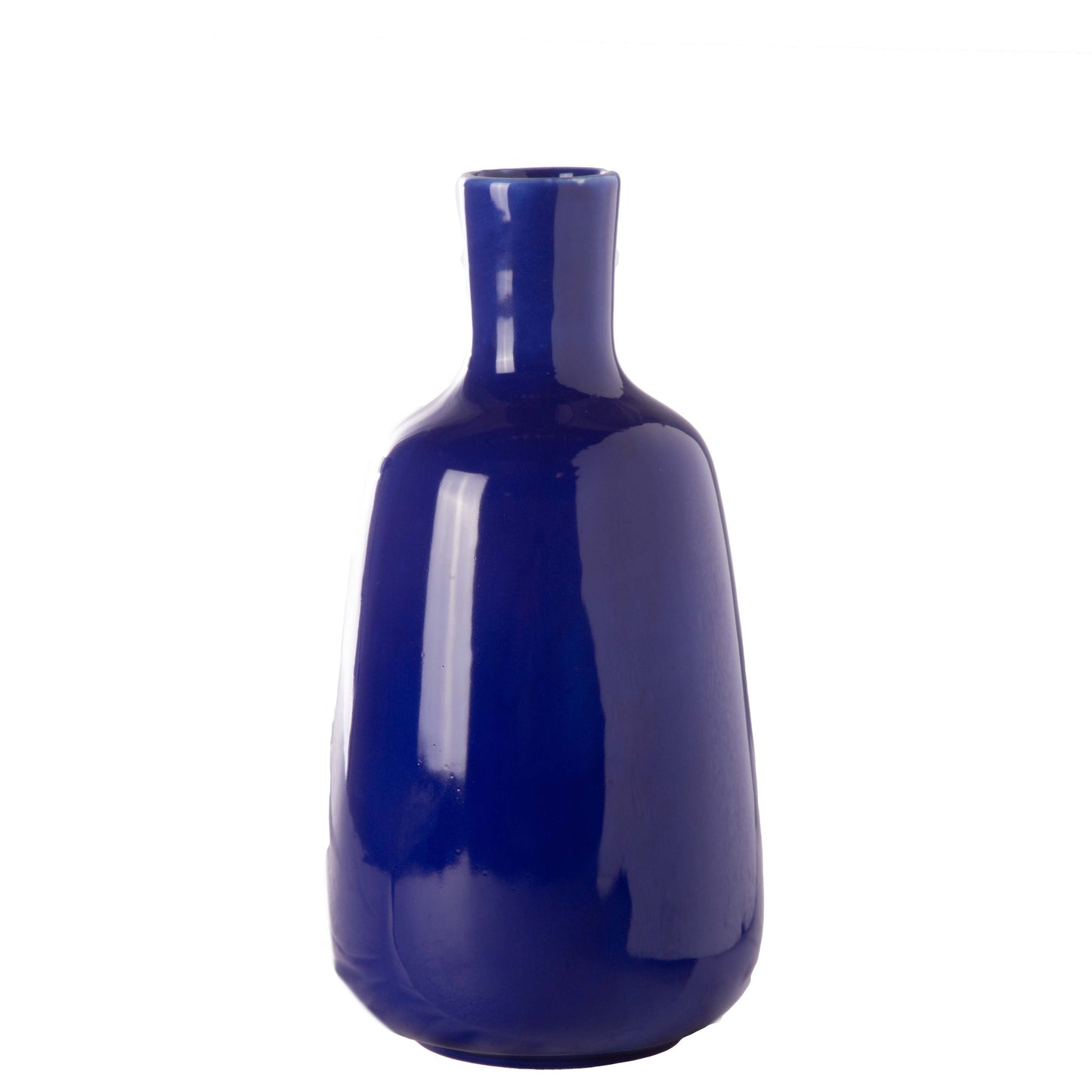 Candice Ceramic Round Bellied Vase with Short Neck Design