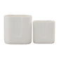 Ardenne Inverted Arch Design Ceramic Pot (Set of 2)