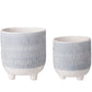 Rivelle Abstract Line Tripod Planter Set (Set of 2)