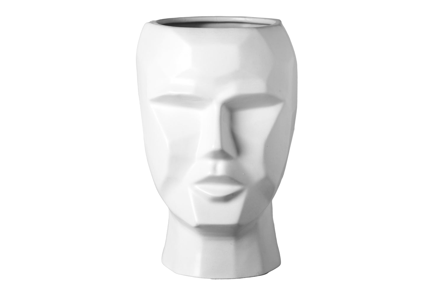 Mavrik Pixelated Head Ceramic Pot