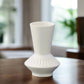 Nalia Debossed Column Ceramic Vase