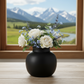 Jaxine Ceramic Bellied Vase