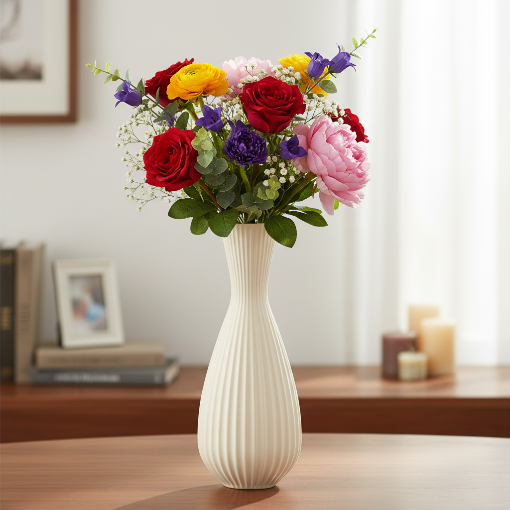 Gaial Ceramic Round Bellied Vase