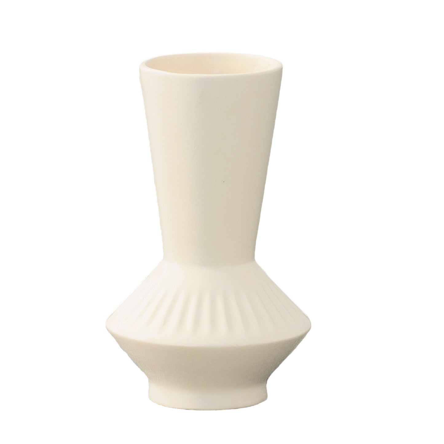 Nalia Debossed Column Ceramic Vase