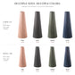 Vahlia Embossed Column Ceramic Vase