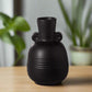 Vesari Embossed Banded Ceramic Vase