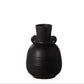 Vesari Embossed Banded Ceramic Vase