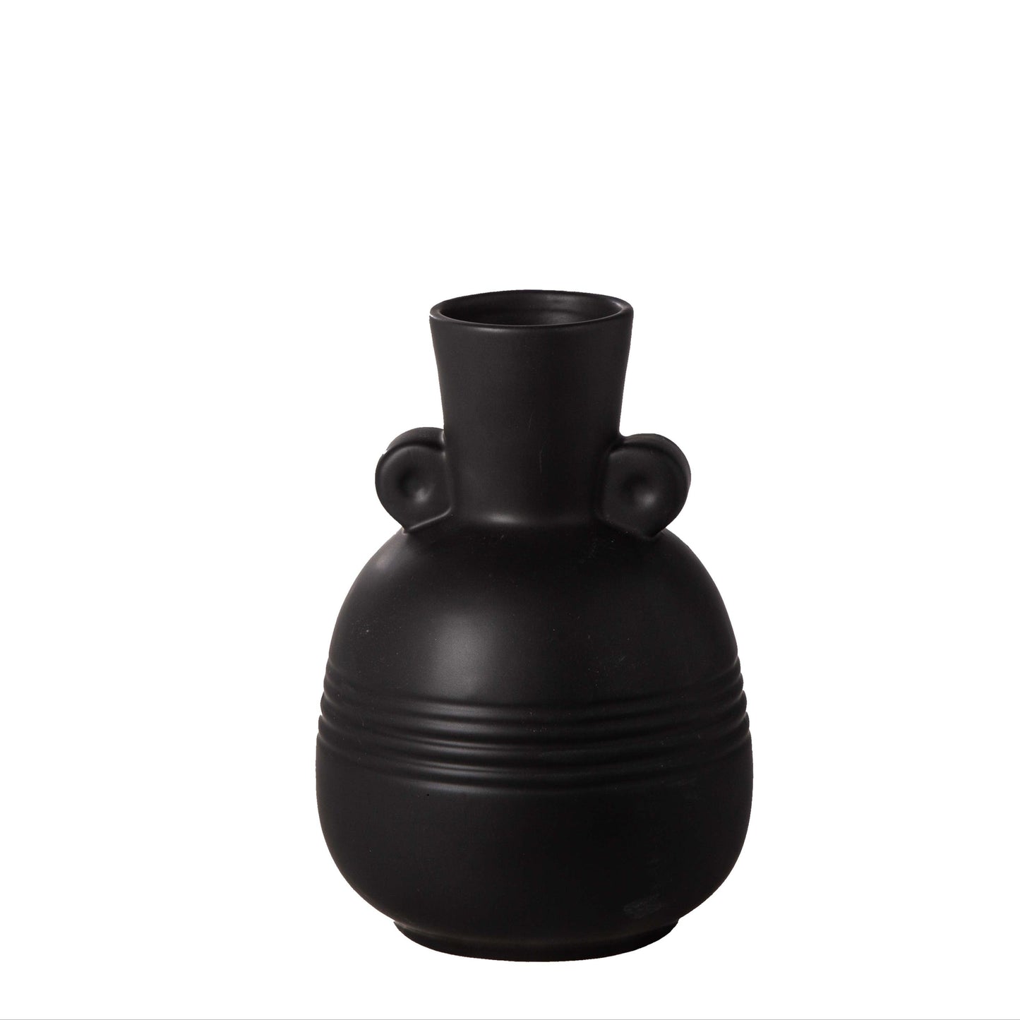 Vesari Embossed Banded Ceramic Vase