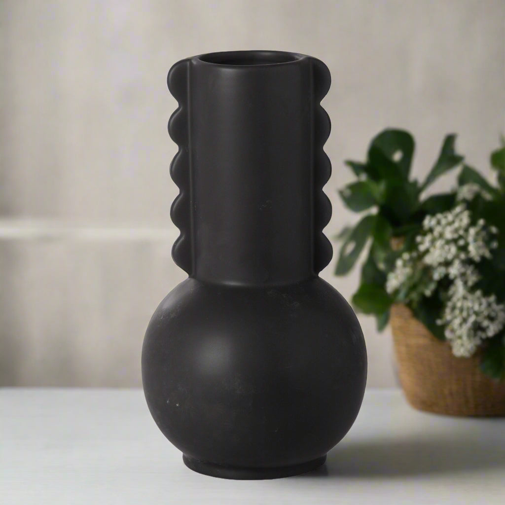 Dorel Round Bellied Ceramic Vase
