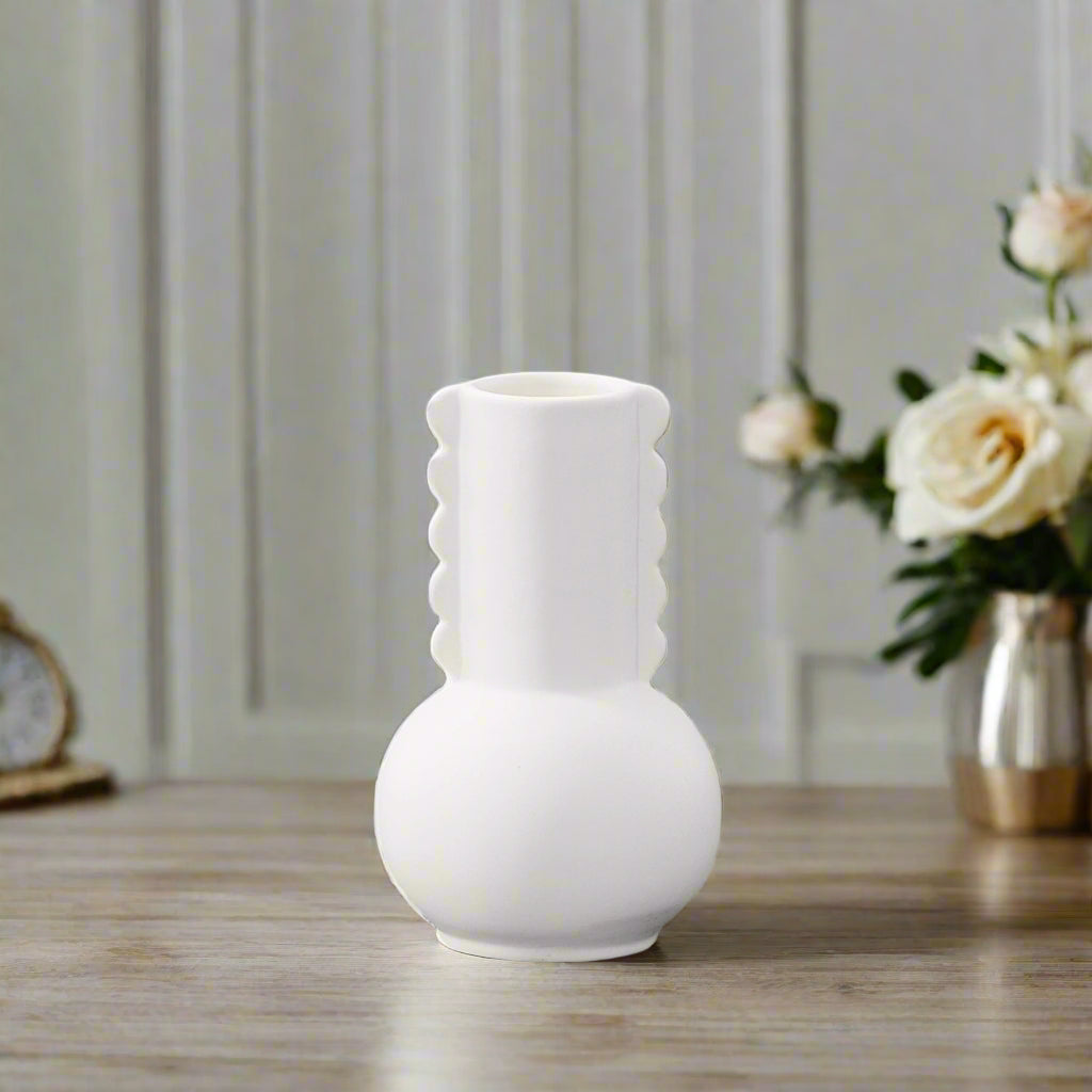 Dorel Round Bellied Ceramic Vase