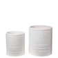 Zayora Tribal Ceramic Jar Set (Set of 2)