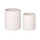 Grettina Ceramic Faceted Jar (Set of 2)