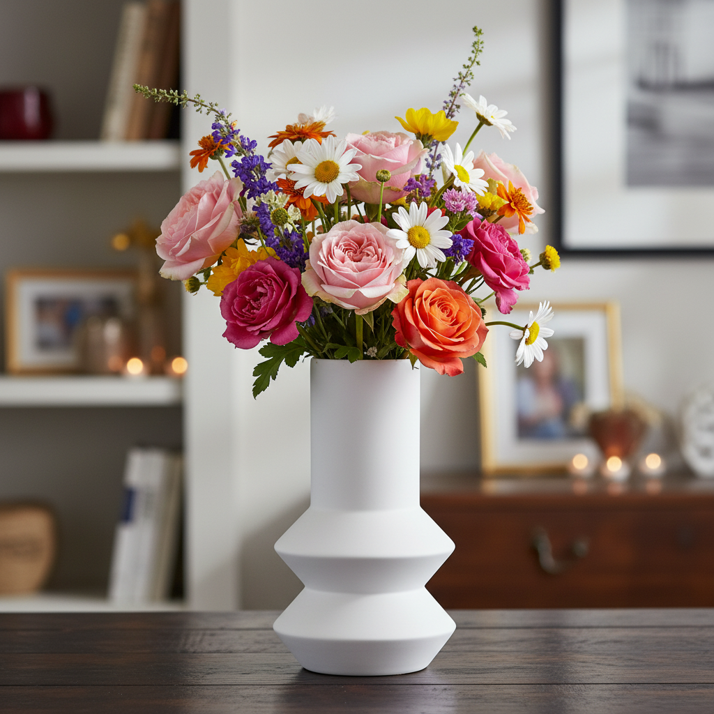 Lydia Ceramic Decorative Vase