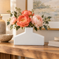 Kneena Ceramic Flat Bottle Vase