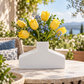Kneena Ceramic Flat Bottle Vase