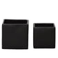 Odette Handcrafted Ceramic Square Planter Set (Set of 2)