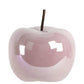 Zelia Pearlescent Ceramic Apple Figurine