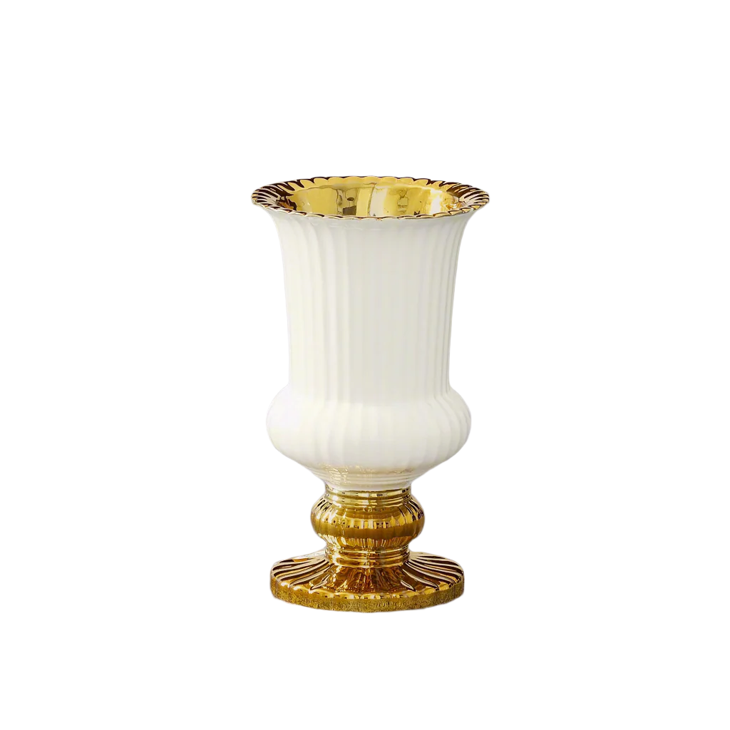 Perani Glossy Ceramic Urn Vase