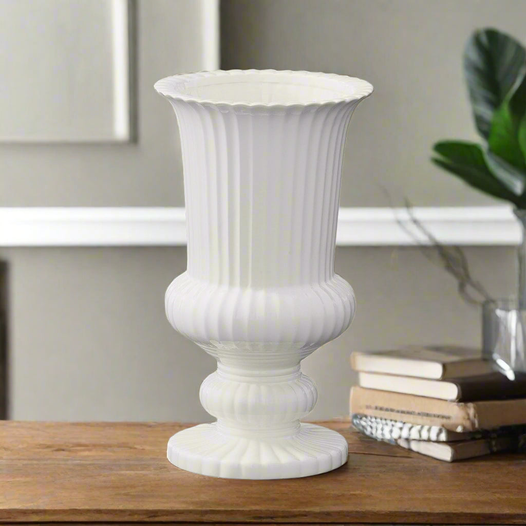 Perani Glossy Ceramic Urn Vase