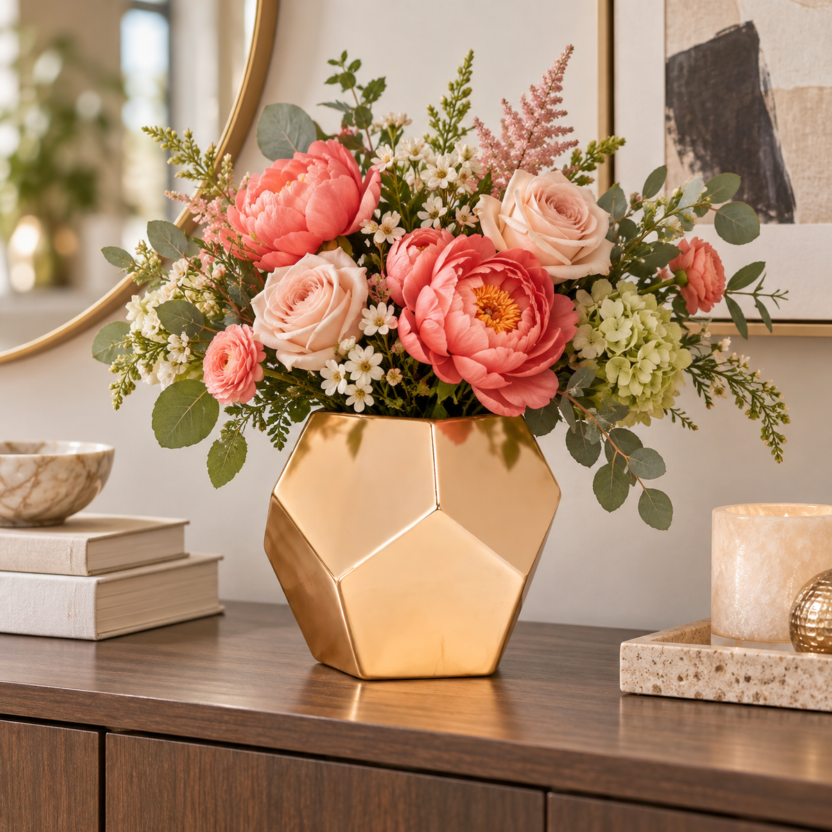 Harper Hexagon Ceramic Planter