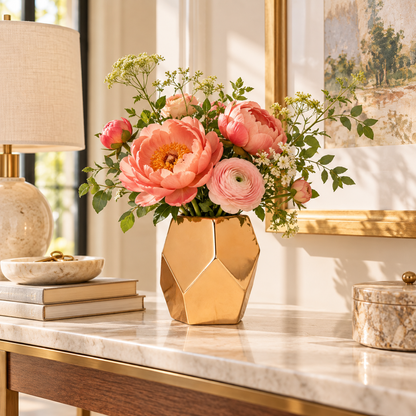 Harper Hexagon Ceramic Planter