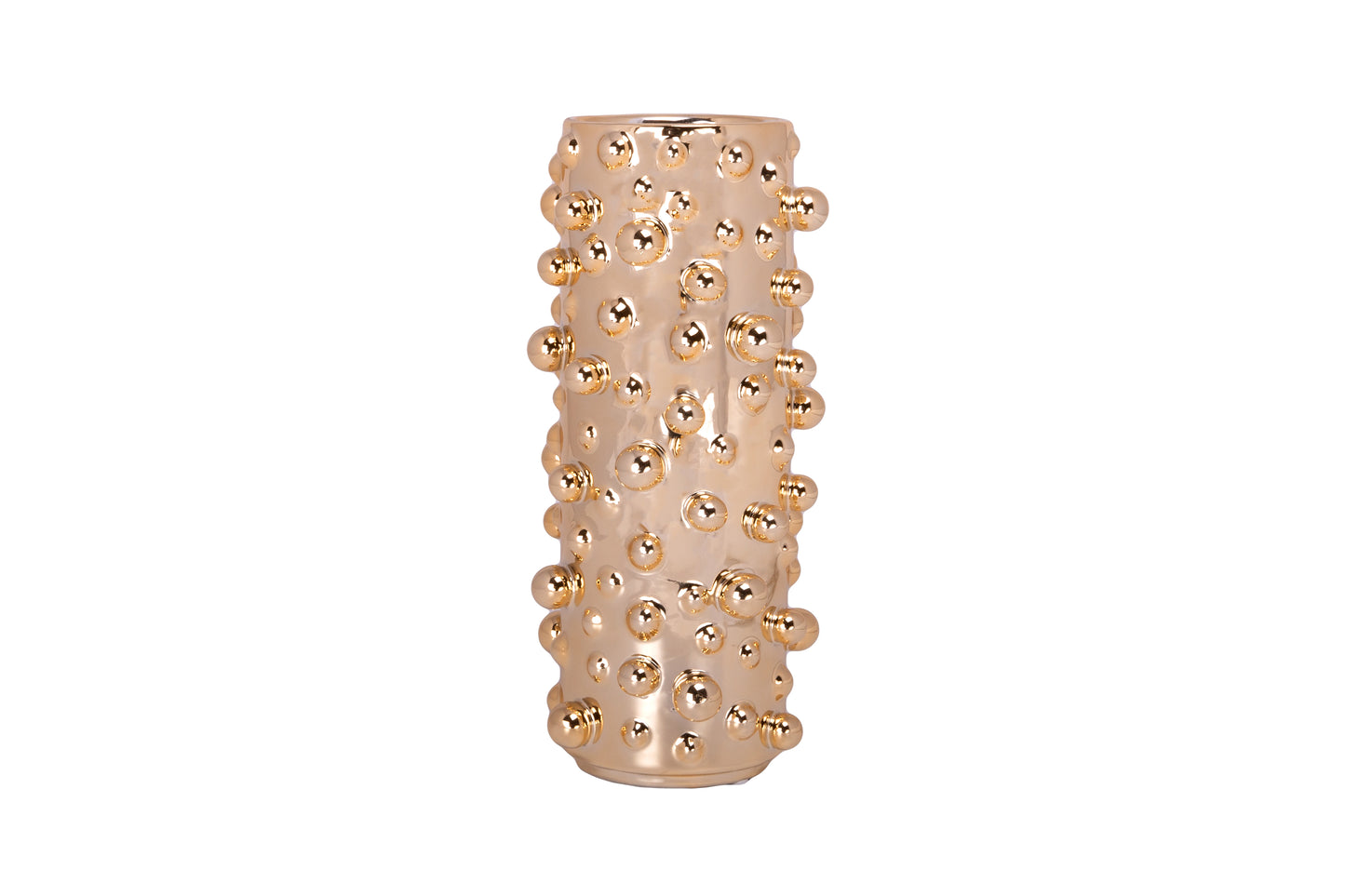Tavianna Gloss and Metallic Ceramic Vase