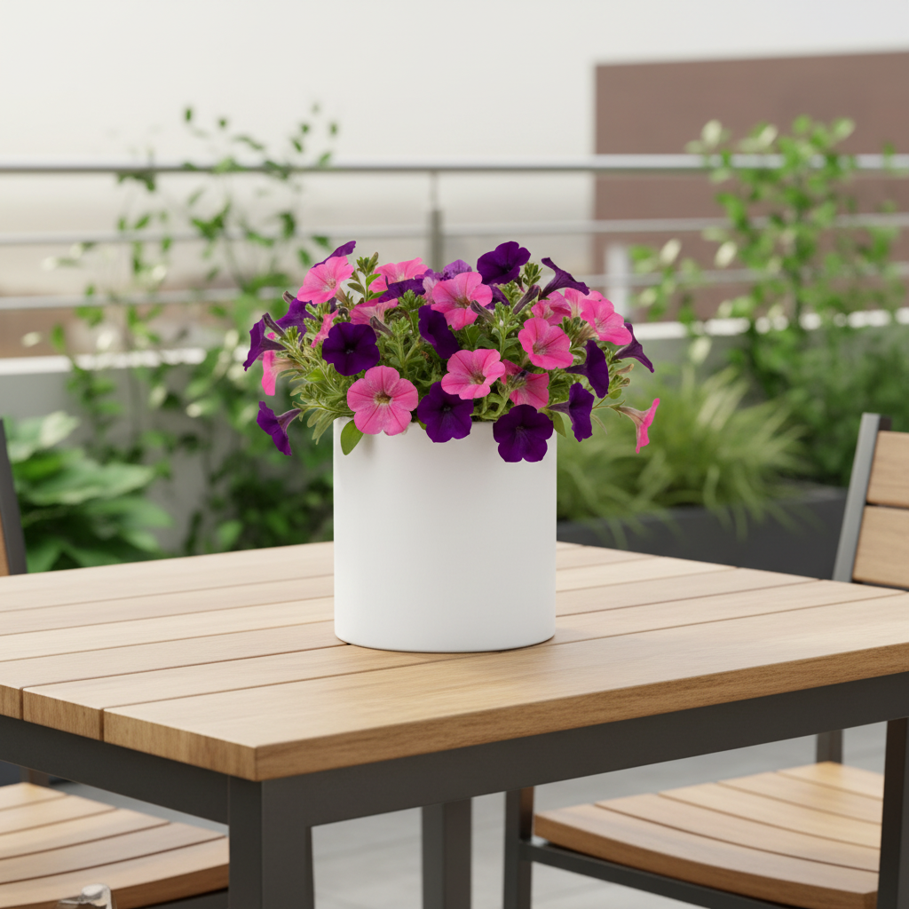 Zaveta Minimalist Ceramic Round Pot