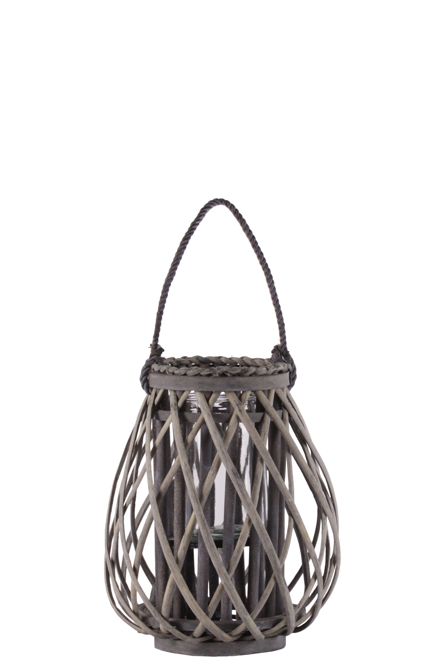 Bamboo Lantern Weathered Finish