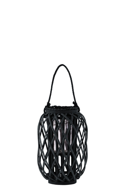 Farlowe Braided Design Bamboo Lantern