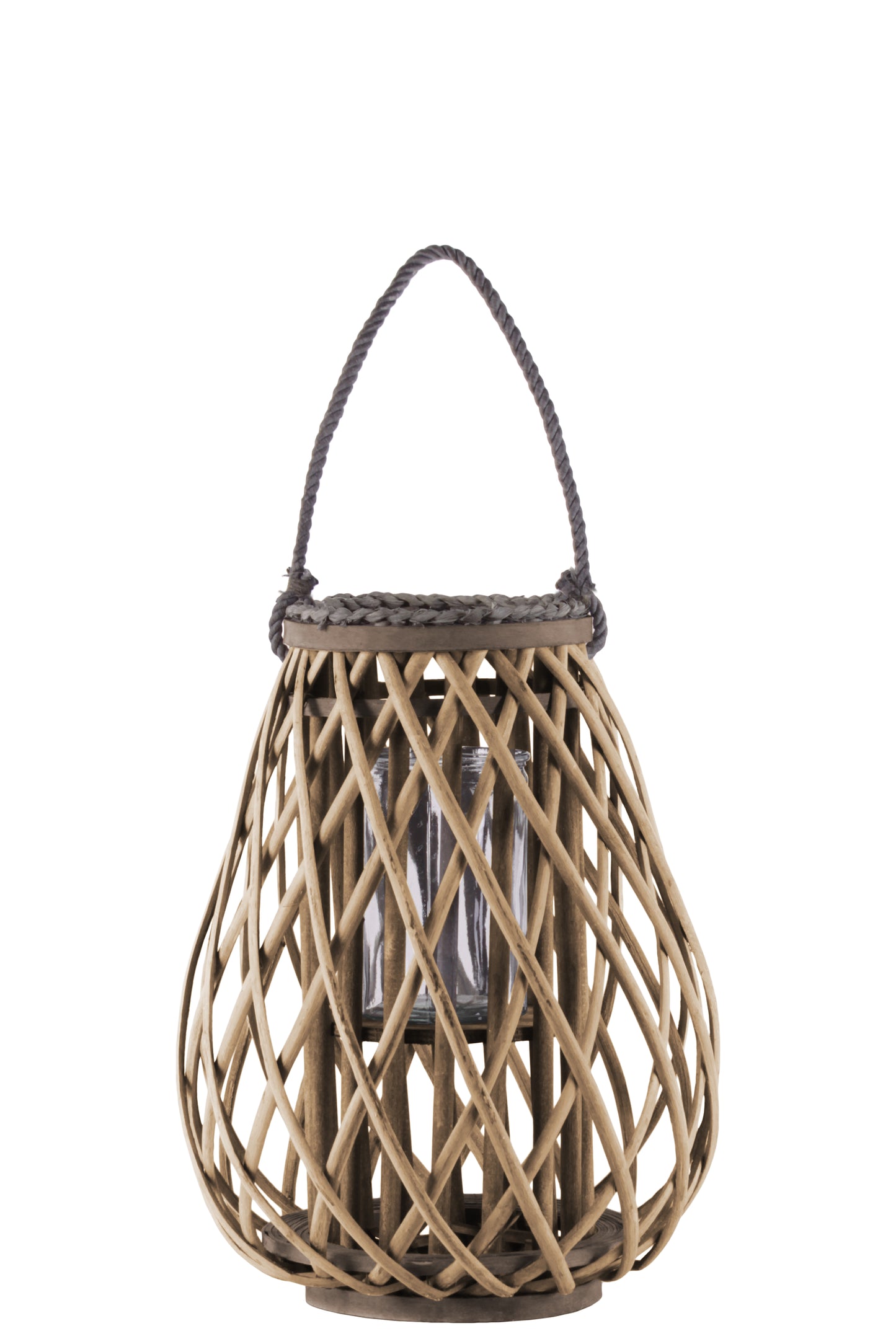 Bamboo Lantern Weathered Finish